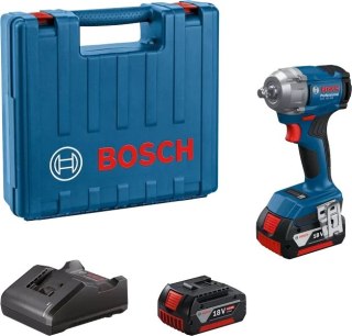 BOSCH Klucz udarowy Akumulatorowy 1/2'' GDS 18V-350 2*4.0AH