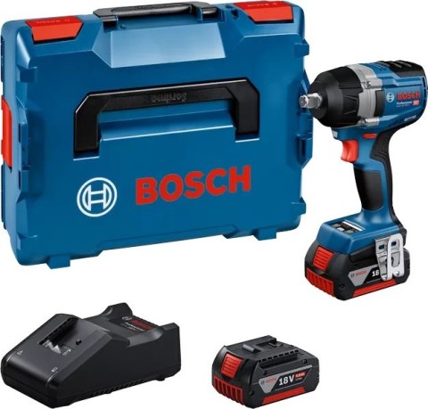 BOSCH Klucz udarowy Akumulatorowy 1/2' GDS 18V-750 C 2*5.0AH L-BOX