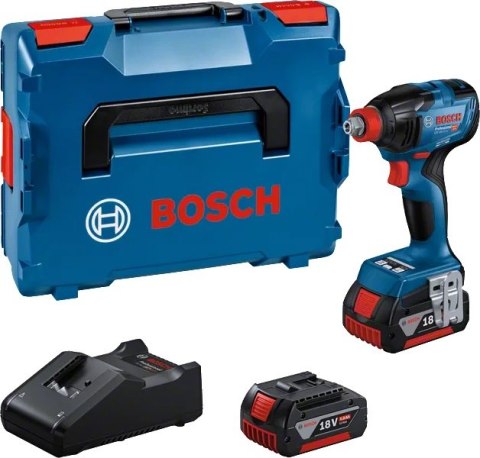 BOSCH Klucz udarowy Akumulatorowy GDX 18V-210 C 2*5.0AH L-BOXX