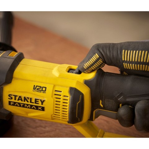 STANLEY Szlifierka kątora akumulatorowa 115MM V20 18V 0*AH