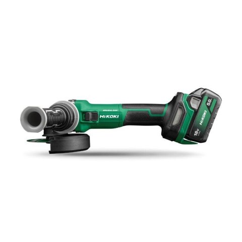 HIKOKI Szlifierka kątora akumulatorowa 125MM 18V 2*5.0AH HITSYSTEM