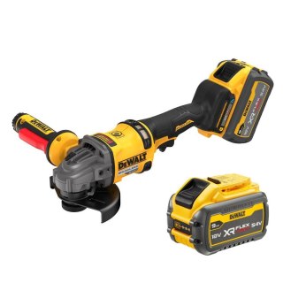DEWALT Szlifierka kątora akumulatorowa 125MM FLEXVOLT SHD 54V 2*9AH