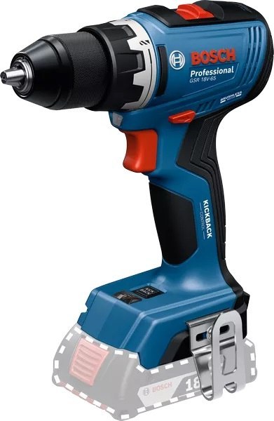 BOSCH Wiertatko-Wkrętarka akumulatorowa GSR 18V-65 0*AH