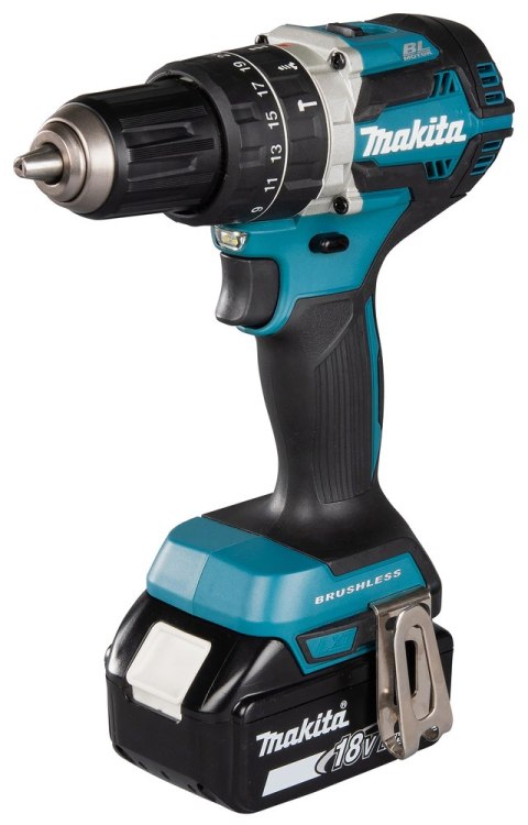 MAKITA Wiertatko-Wkrętarka akumulatorowa udarowa 18V 2*5.0AH MAKPAC