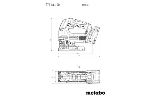 METABO Wyrzynarka akumulatorowa 18V STB 18 L 90 0*AH