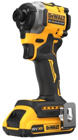 DEWALT Zakrętarka IMPACT udarowa akumulatorowa 1/4' 18V XR 2*2.0AH