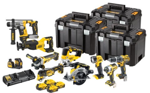 DEWALT Zestaw narzedzi COMBOKIT TSTAK 18V 4*5.0AH