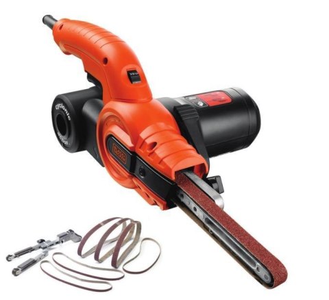 BLACK+DECKER Pilnik taśmowy 400W 3w1 WALIZKA