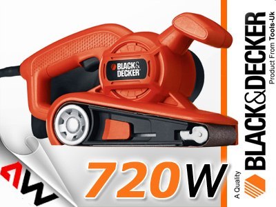 BLACK+DECKER Szlifierka taśmowa 720W /75x457 KA86