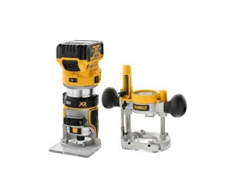 DEWALT Frezarka 18V DCW604P2 8mm 2 PODSTAWY 2x5,0Ah TSTAK