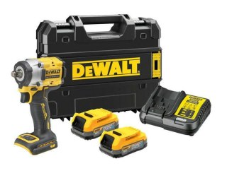 DEWALT Klucz udarowy 1/2" 18V DCF921E2T 406Nm 2x1,7Ah POWERSTACK TSTAK