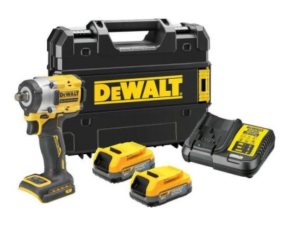 DEWALT Klucz udarowy akumulatorowy 1/2" XR 18V DCF921E2T-QW 406 Nm 2x1,7Ah POWERSTACK TSTAK