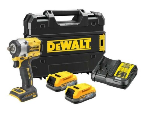 DEWALT Klucz udarowy 1/2" 18V DCF921E2T 406Nm 2x1,7Ah POWERSTACK TSTAK