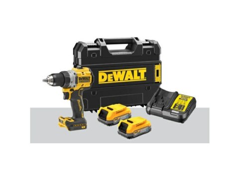 DEWALT Wkrętarka 18V DCD800E2T 90Nm 2x1,7Ah POWERSTACK BL TSTAK