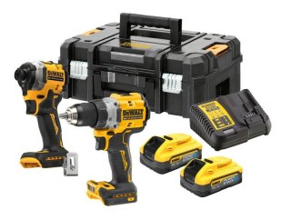 DEWALT Zestaw COMBO 18V DCK2051H2T (DCD800, DCF850) 2x5,0Ah POWERSTACK TSTAK