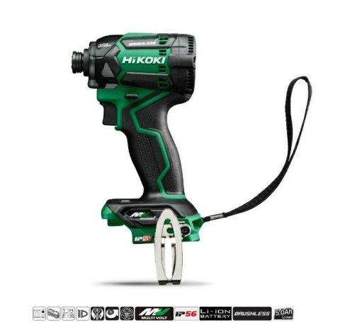 HIKOKI Zakrętarka UDAR.36V WH36DC W2Z 215Nm MV BL IP56 HSC