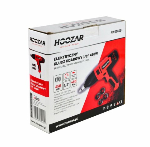 HOOZAR Klucz ELEKTRYCZNY udarowy 1/2"450W