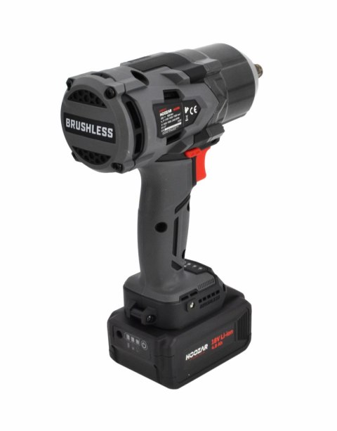 HOOZAR Klucz udarowy 1/2" 18V 2x4.0Ah 1000Nm IW30BL-M2