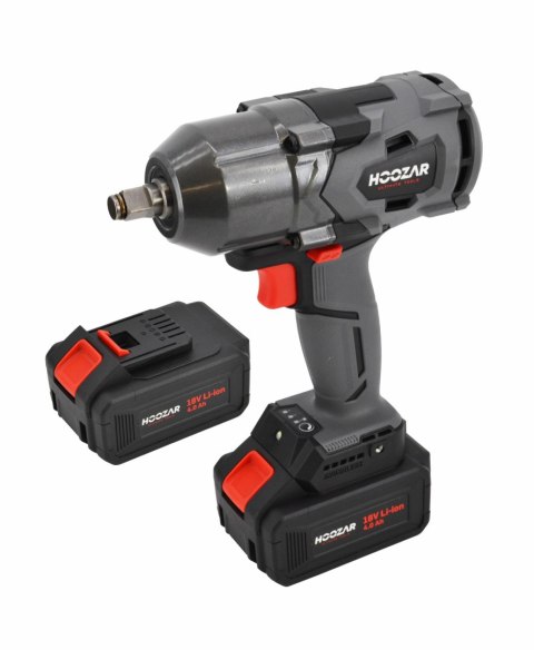 HOOZAR Klucz udarowy 1/2" 18V 2x4.0Ah 1000Nm IW30BL-M2
