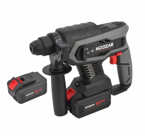 HOOZAR Młotowiertarka SDS+ 18V 2x4.0Ah 2.2J RH10BL-M2