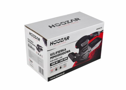 HOOZAR Szlifierka mimośrodowa 150mm450W Z RĄCZKĄ