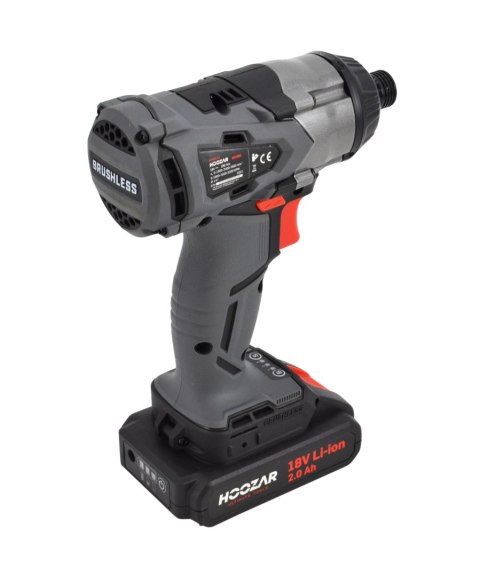 HOOZAR Zakrętarka UD. 18V 2x2.0Ah 280Nm ID10BL