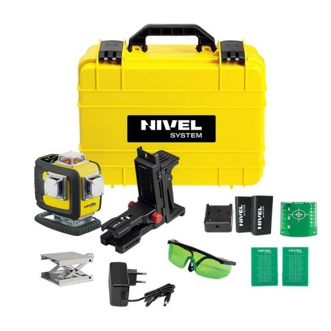 NIVEL laser krzyżowy CL4D-G + Statyw SJJ-M1 EX