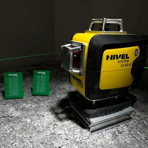 NIVEL laser krzyżowy CL4D-G + Statyw SJJ-M1 EX