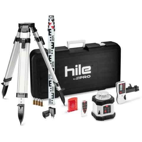 PRO Niwelator laserowy ROTACYJNY HILE D400 + Statyw + ŁATA