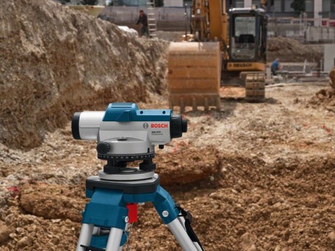 BOSCH Niwelator optyczny GOL32D+ BT160 +GR500