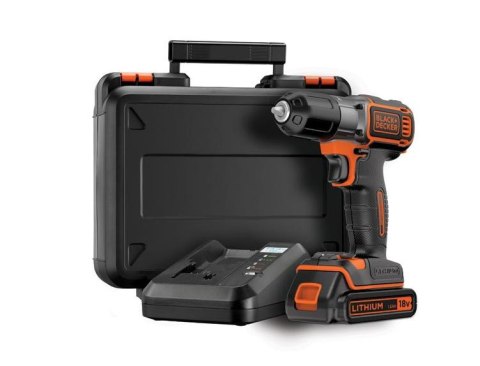 BLACK+DECKER Wkrętarka 18V ASD18K 1x1,5Ah