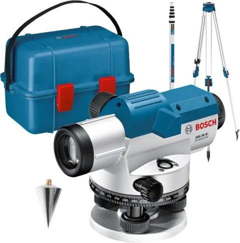 BOSCH Niwelator optyczny GOL 26 G + BT160 +GR500