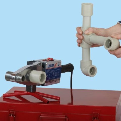 DEDRA ZGRZEWARKA do RUR PCV 800W/1500W WALIZKA /ADAPTORY 20-63mm/