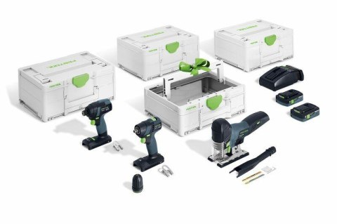 FESTOOL Zestaw COMBO MONTAŻOWY TID 18/TXS 18/PSC 420/TB M 137 .