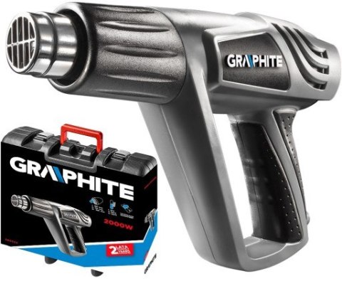 GRAPHITE Opalarka 2000W 250-500 STOPNI