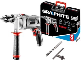 GRAPHITE Wiertarka udarowa 850W UCHWYT Klucz YKOWY 13 MM OBROTY 0-3000