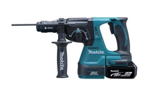 MAKITA Młot SDS+ 18V DHR243RTJ 2J 2x5,0Ah BL + UCHWYT 13mm