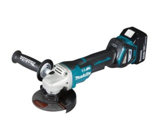 MAKITA Szlifierka kątowa 18V 125mm DGA517RTJ 2x5,0Ah REG.OBR. BL WŁĄCZNIK ŁOPATKOWY