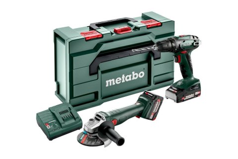 METABO Zestaw COMBO 18V 2.4.3 (BS18+W18) 1x4,0Ah, 1x2,0Ah METABOX +GŁOŚNIK