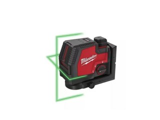 MILWAUKEE laser krzyżowy 4V L4CLL-301C 30m 1x3,0Ah USB ZIELONY