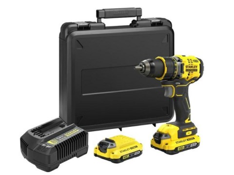 STANLEY Wkrętarka 18V V20 SFMCD720D2K 80Nm 2x2,0Ah+KUFER .
