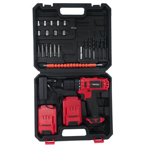 VERTEX Wkrętarka 21V /2x1,7Ah WALIZKA