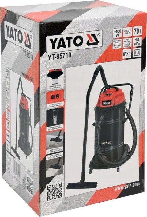 YATO Odkurzacz warsztatowy 2400W / 70L