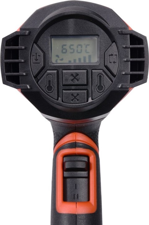 YATO Opalarka 2000W 50~600°C, 3 BIEGI, LCD+PAMIĘĆ