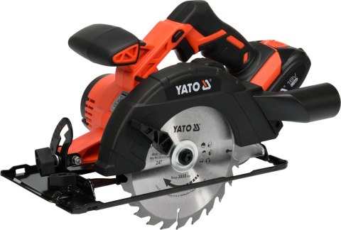 YATO Pilarka tarczowa 18V 165mm 1x2,0Ah