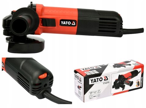 YATO Szlifierka kątowa 125mm/1100W 82101 REGULACJA OBROTÓW