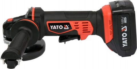 YATO Szlifierka kątowa 18V 2x3,0Ah