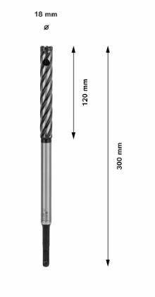 BOSCH Wiertło SDS PLUS-9 18mm REBAR CUTTER / do ZBROJENIA