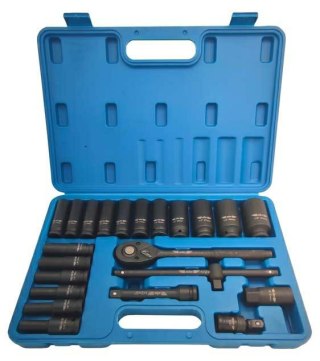 ADLER Zestaw 1/2" Grzechotka +NASADKI 23el. UDAROWE