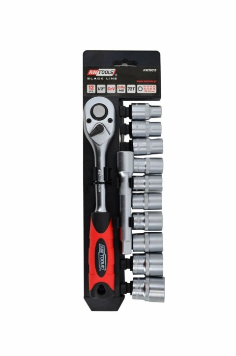 AWTOOLS Zestaw Klucz y 1/2" 12el
